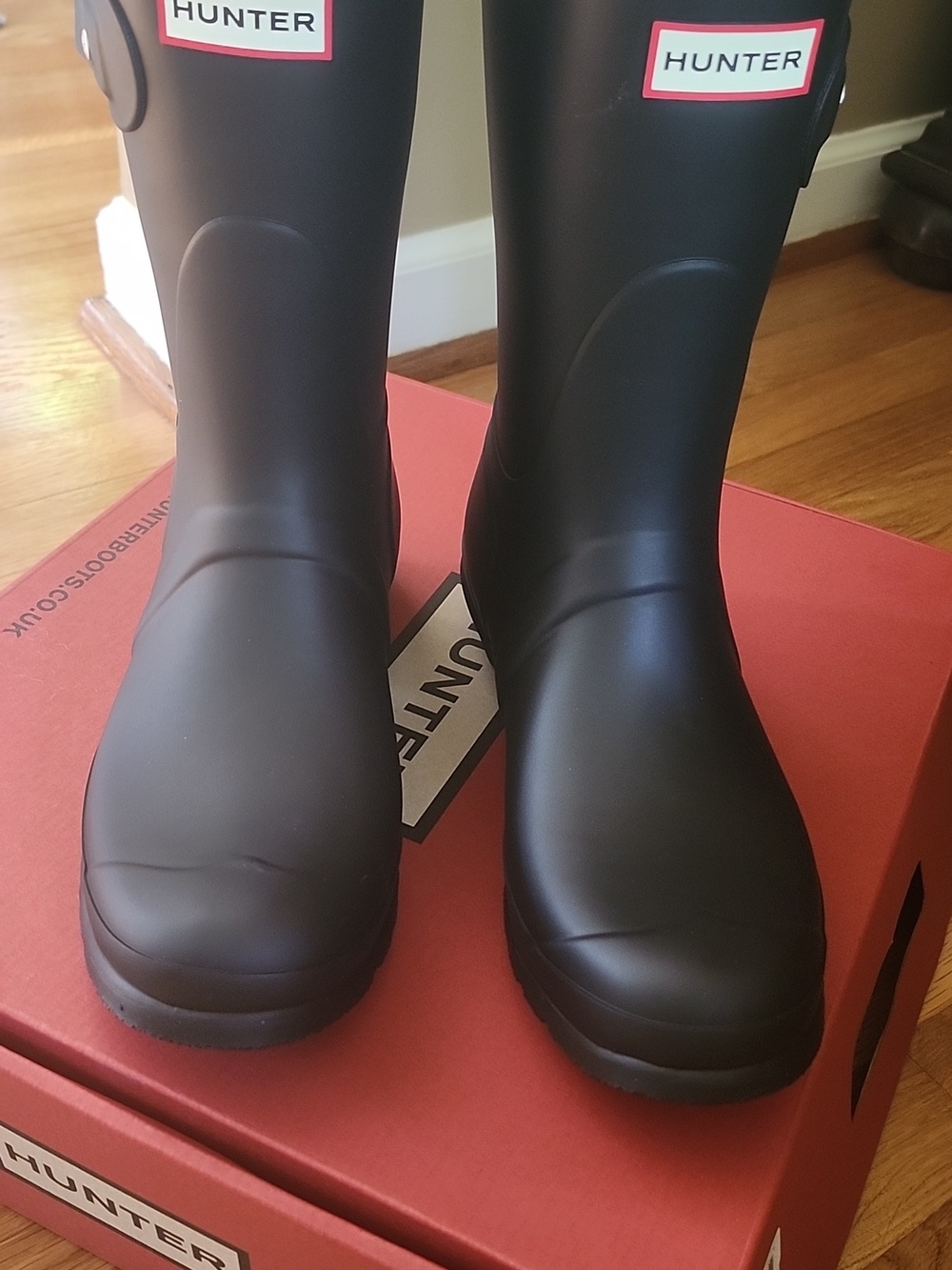 NWT🖤Hunter Short Rain Boots - Picture 2 of 9